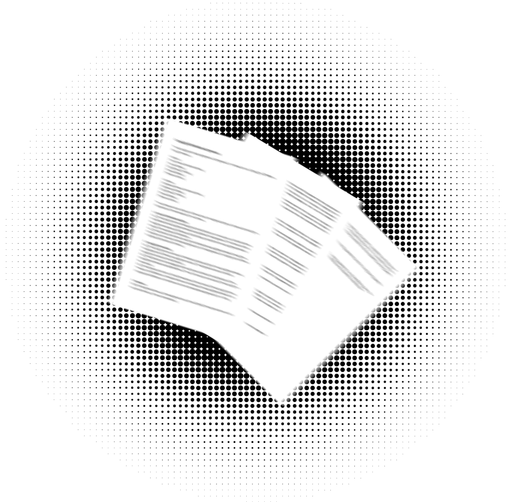 Blurred files background image symbolizing data management and privacy of documents
